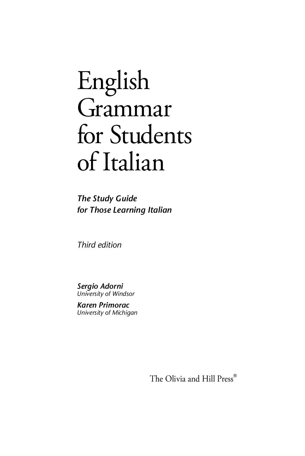 how to say thesis in italian